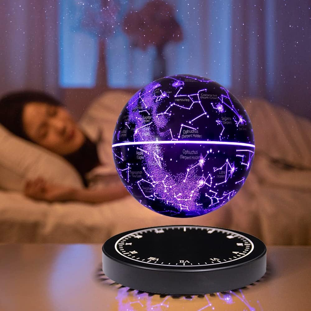 Svevende stjernekart «Konstellasjon» – lampe med magnetisk levitasjon