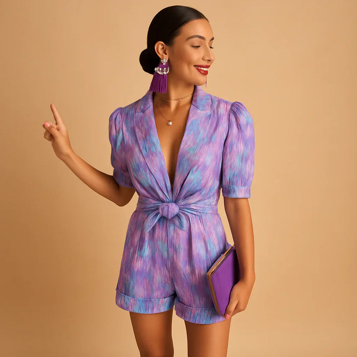 Lekent sommerlook med pufferm