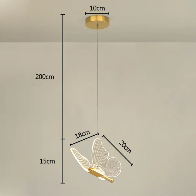 DreamsLight – Magisk LED Sommerfugl Pendellampe