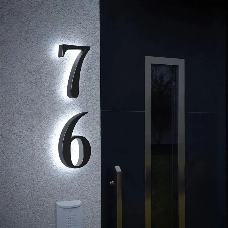 LICHTZEICHEN – Tilpasbare LED-husnummer for moderne hjem