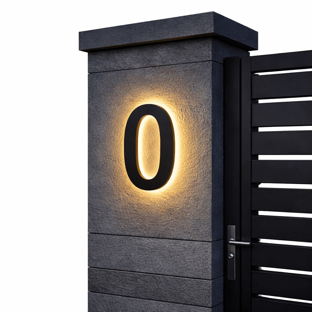 LICHTZEICHEN – Tilpasbare LED-husnummer for moderne hjem