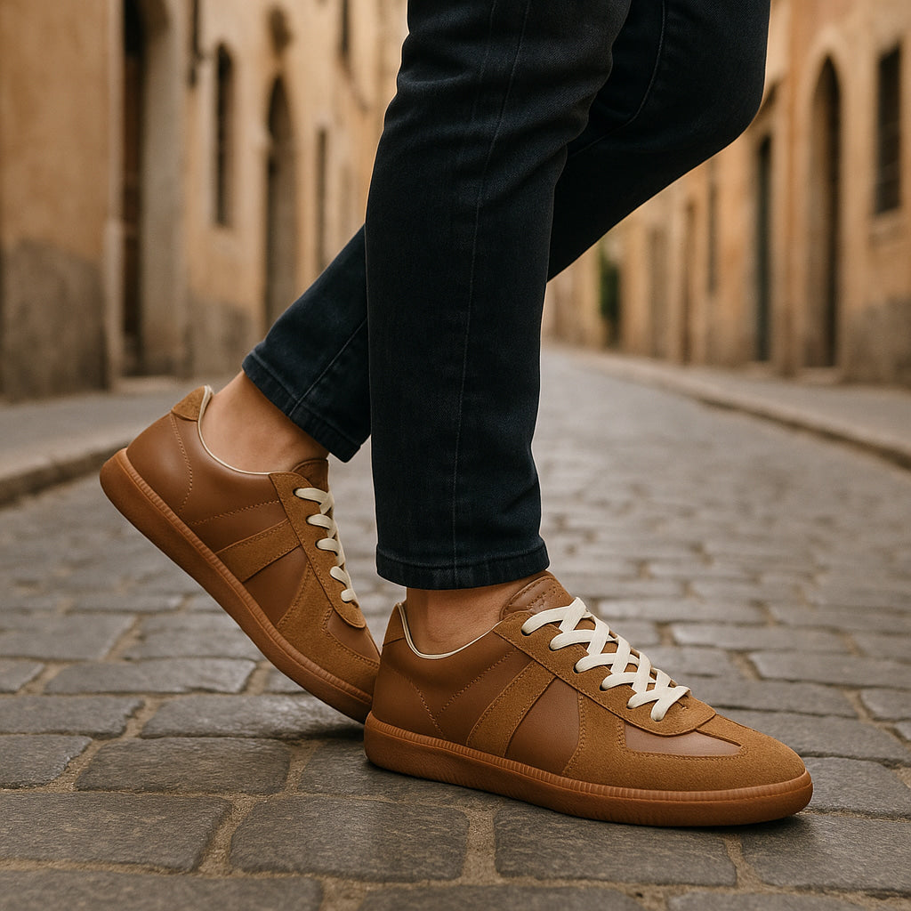 Sneakers med snøring for herre | Sklisikker og komfortabel passform