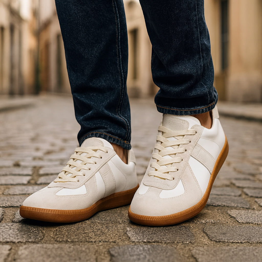 Sneakers med snøring for herre | Sklisikker og komfortabel passform