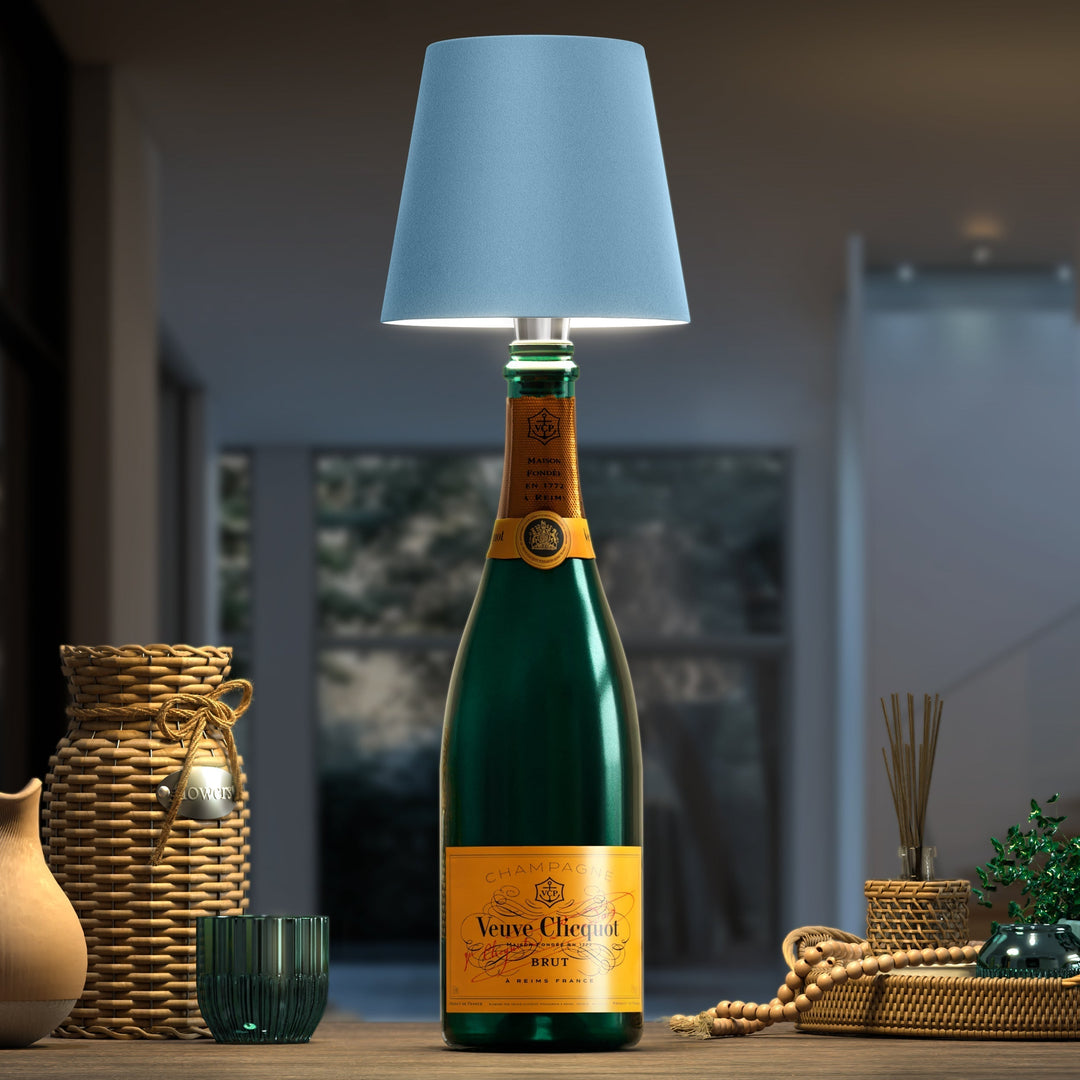 PrestigeBeam BottleLamp | Allsidig LED-belysning til flasker – Miljøvennlig og bærbar