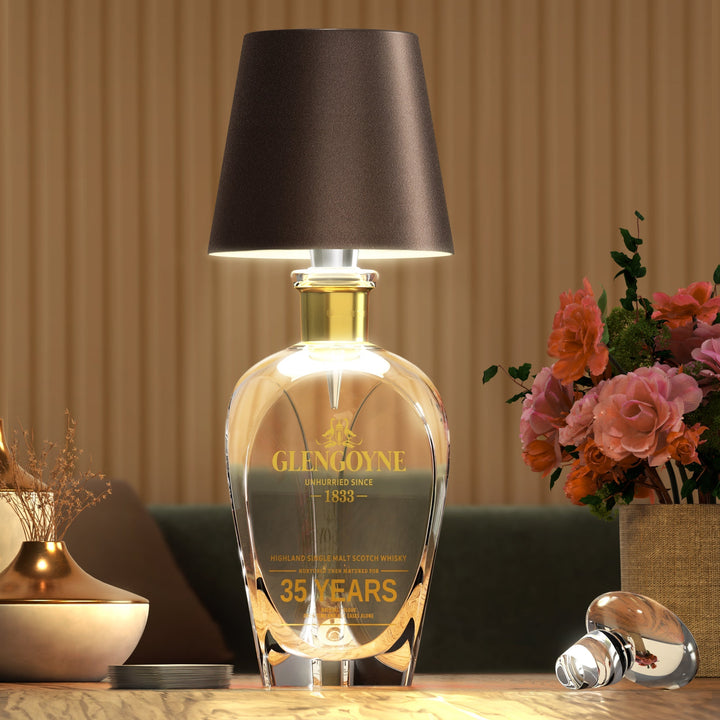 PrestigeBeam BottleLamp | Allsidig LED-belysning til flasker – Miljøvennlig og bærbar