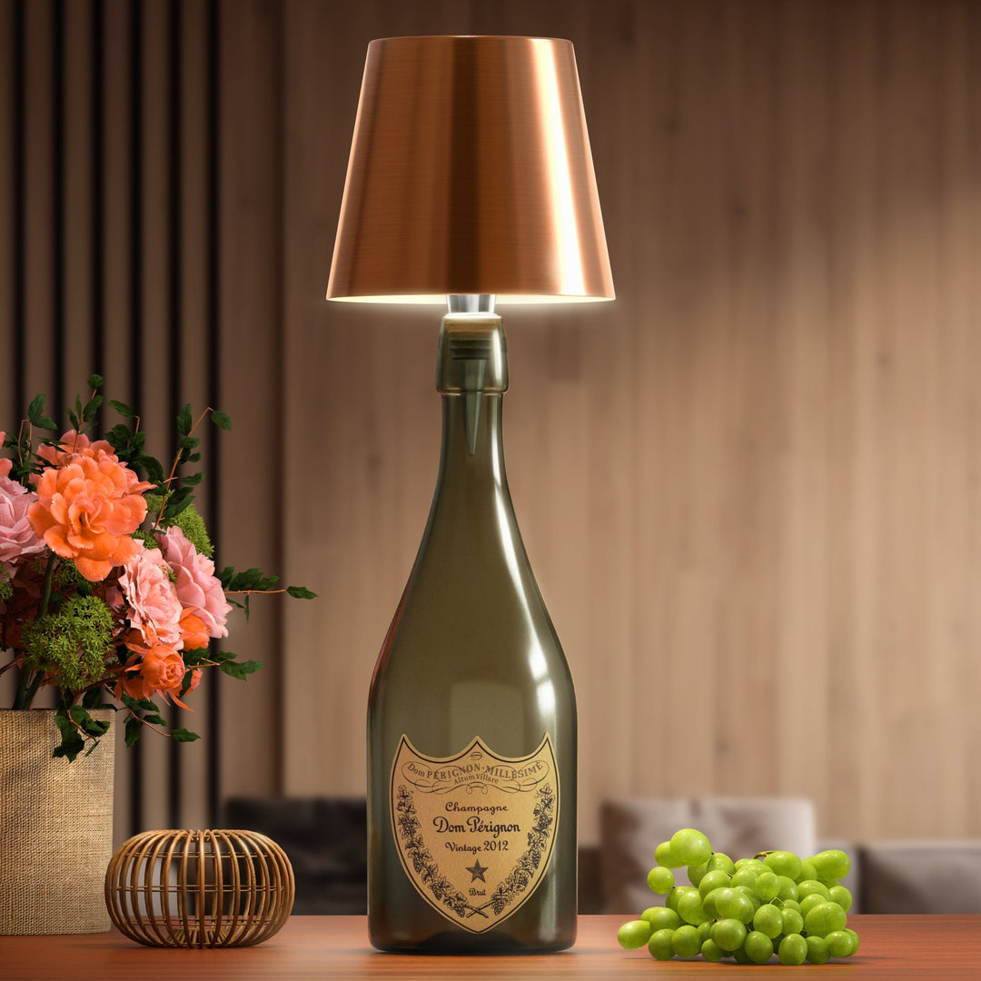 PrestigeBeam BottleLamp | Allsidig LED-belysning til flasker – Miljøvennlig og bærbar