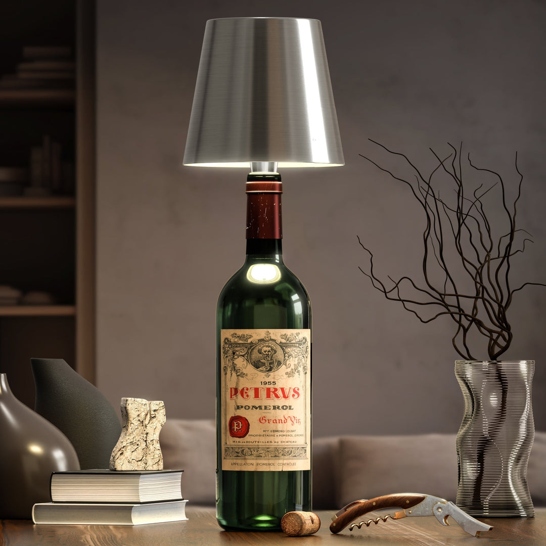 PrestigeBeam BottleLamp | Allsidig LED-belysning til flasker – Miljøvennlig og bærbar