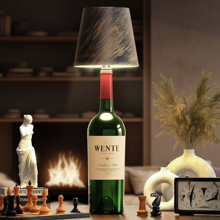 PrestigeBeam BottleLamp | Allsidig LED-belysning til flasker – Miljøvennlig og bærbar