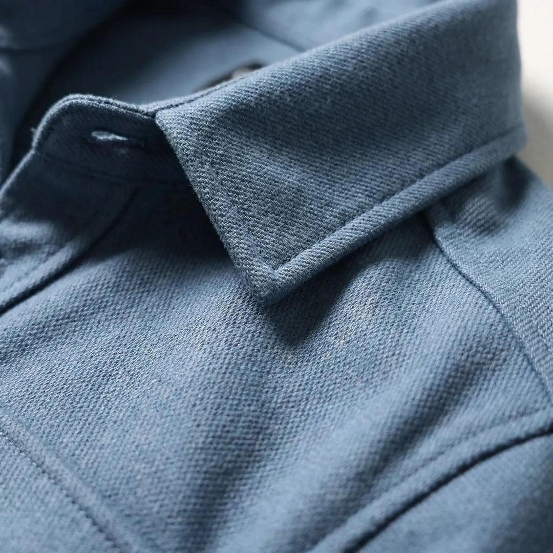 Overshirt med lange ermer og brystlommer - Pablo