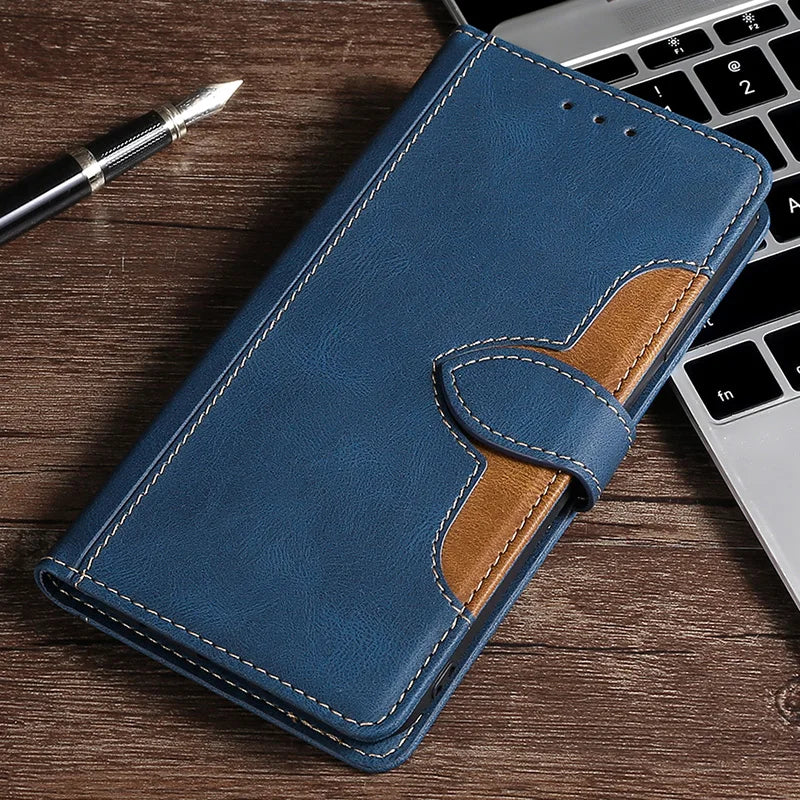 LuxurCase | Magnetisk Skinnetui for iPhone med Kortholder