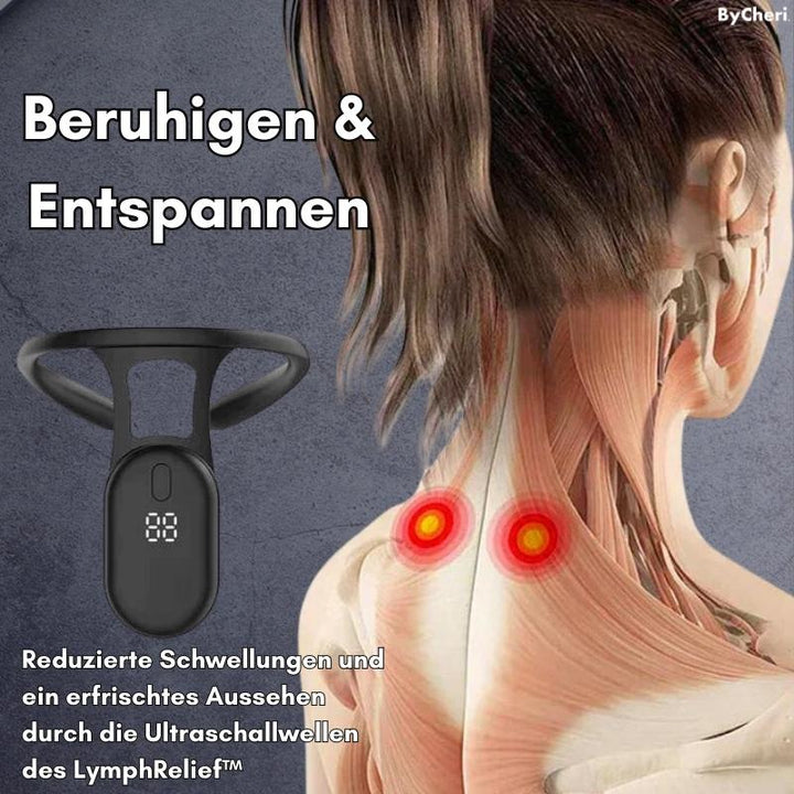Ultralyd lymfedrenasje-massasjeapparat for nakken