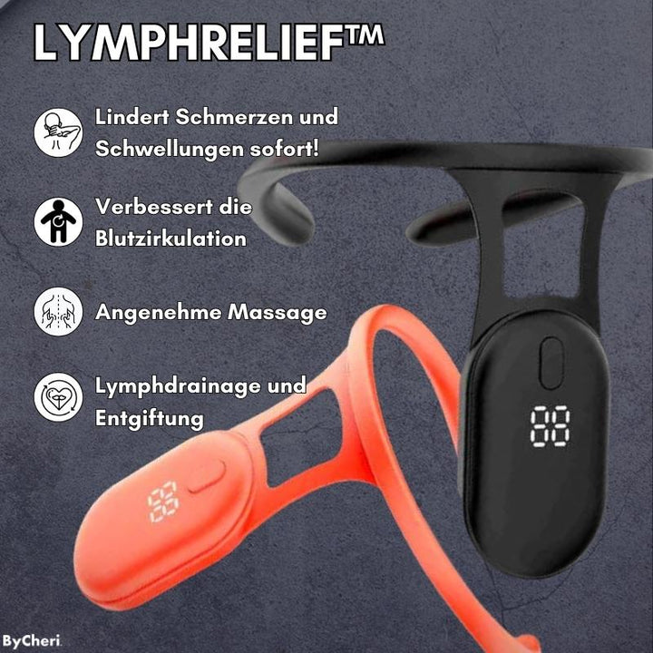 Ultralyd lymfedrenasje-massasjeapparat for nakken