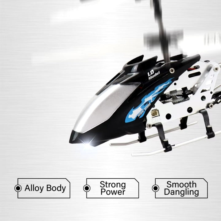 RC-helikopter Hercules Uknuselig 3,5CH mini RC-helikopter med gyroskop i karmosinrødt