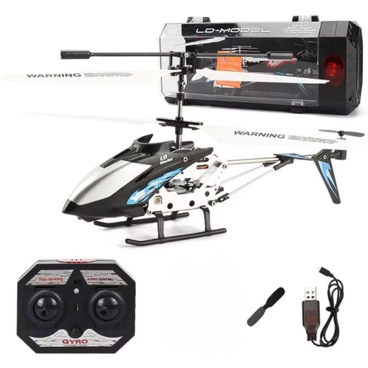 RC-helikopter Hercules Uknuselig 3,5CH mini RC-helikopter med gyroskop i karmosinrødt