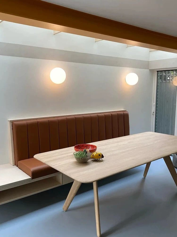 Moderne LED-vegglampe med globe i matt glass, 1 lyskilde