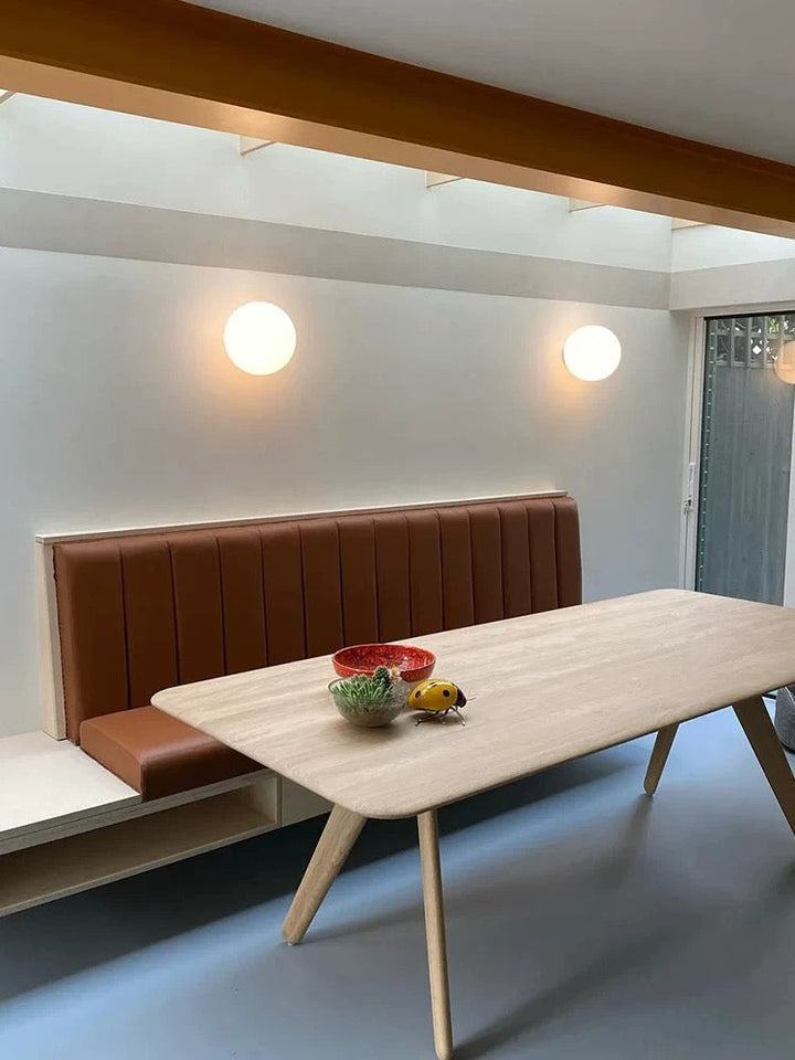 Moderne LED-vegglampe med globe i matt glass, 1 lyskilde