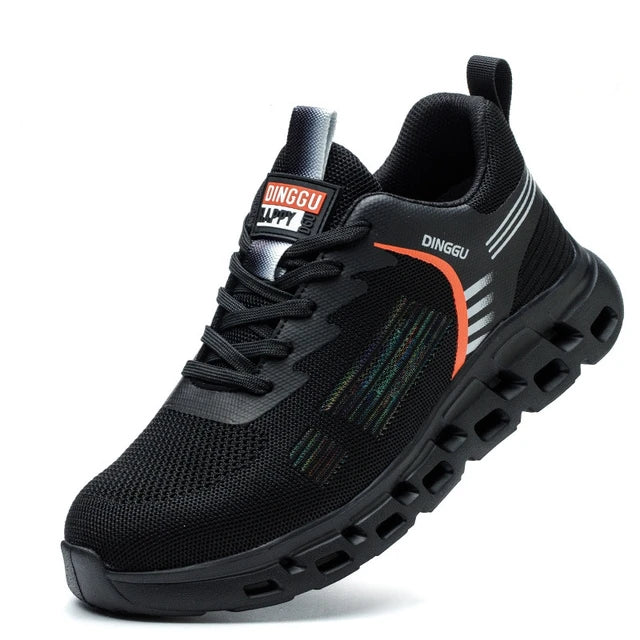 SolidComfort Stål Tå Arbeid Sneakers – Sikkerhet Møter Idrettslig Komfort