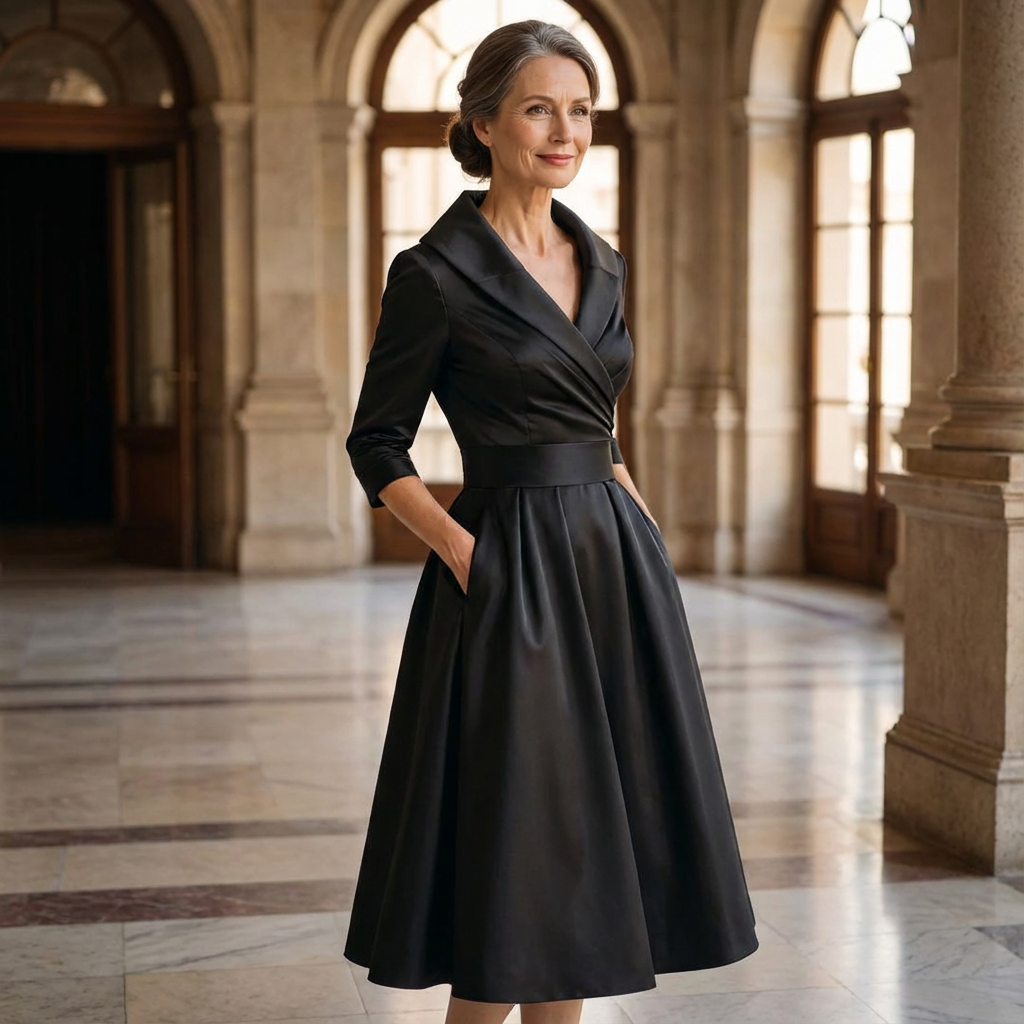 Midikjole til dame | Elegant og tidløs A-linje-stil