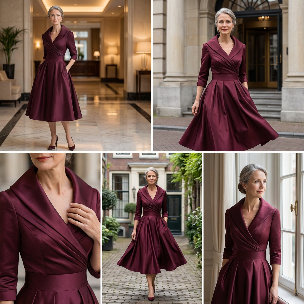 Midikjole til dame | Elegant og tidløs A-linje-stil