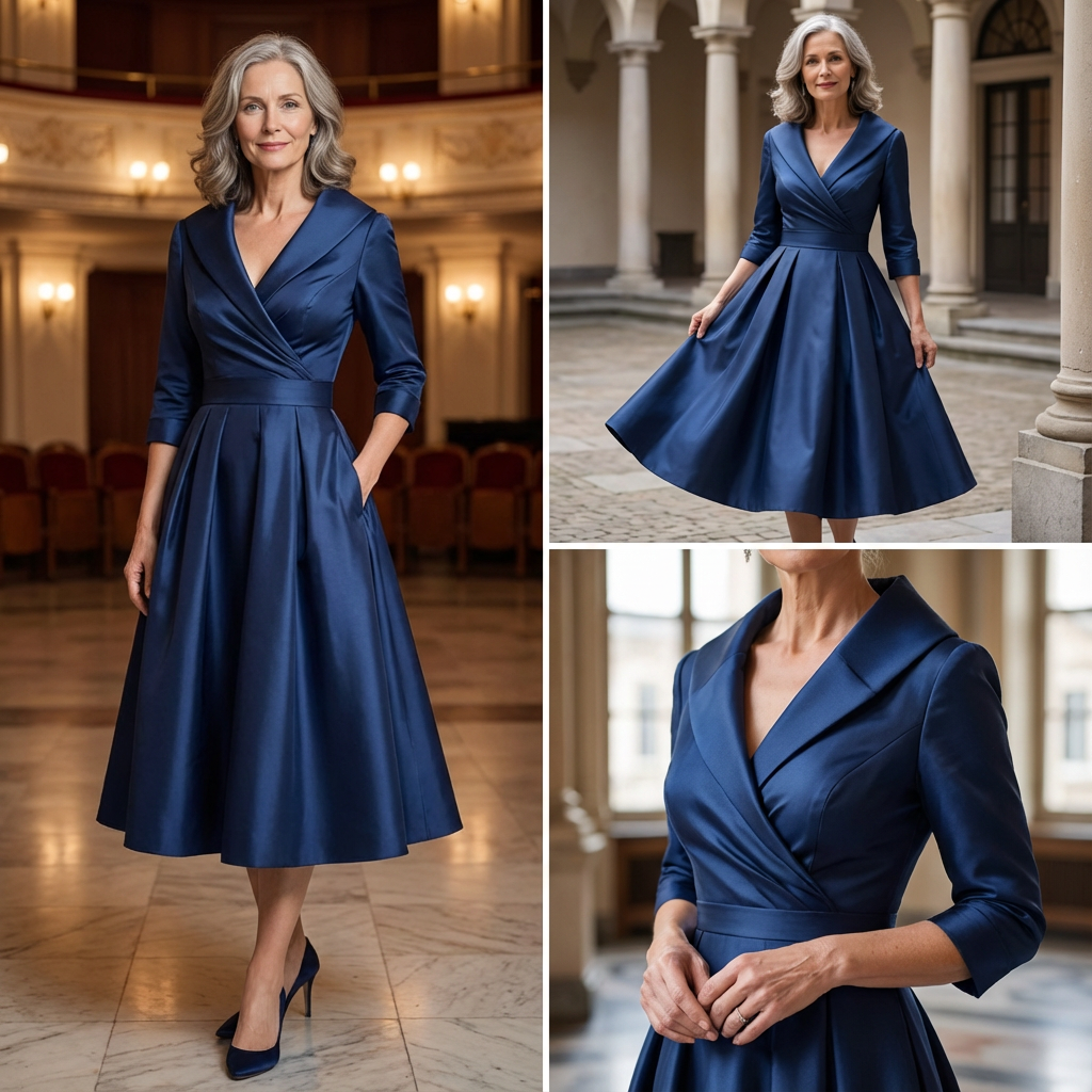 Midikjole til dame | Elegant og tidløs A-linje-stil