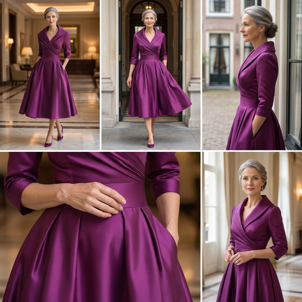 Midikjole til dame | Elegant og tidløs A-linje-stil