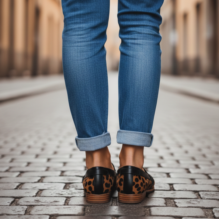 Loafers til dame med spiss tå – klassiske flate mokasiner