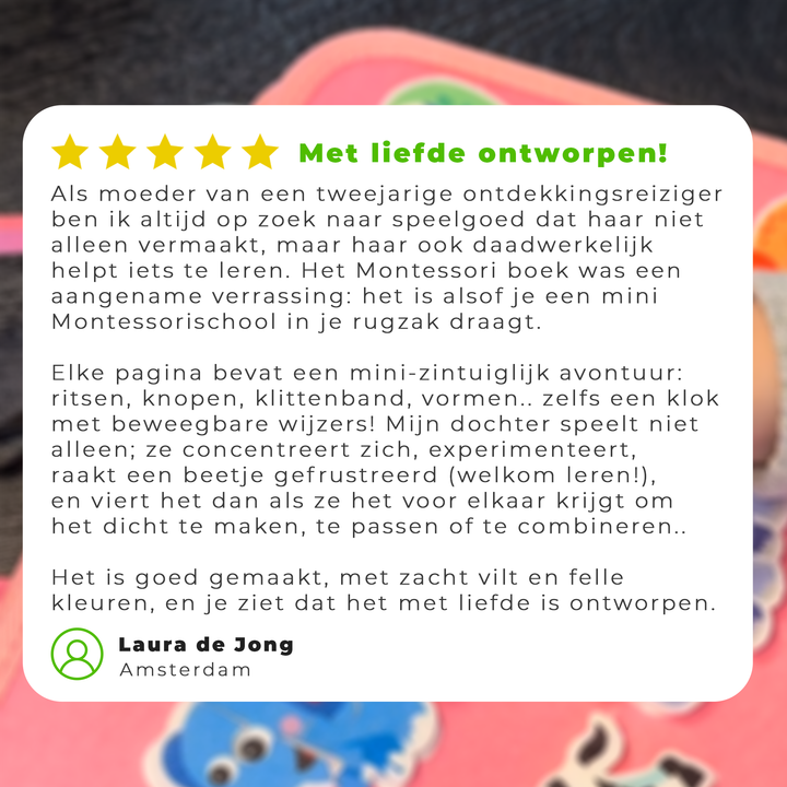Montessori-læringsbok – fremmer selvstendighet hos barn