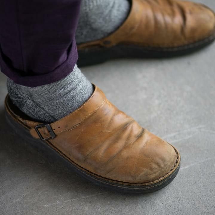 Tresko-mules for herre | Ortopedisk komfort og sikkert feste