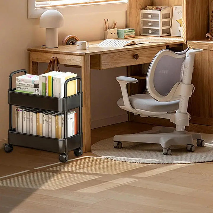 BookRacer – Mobil bokvogn med 2 hyller