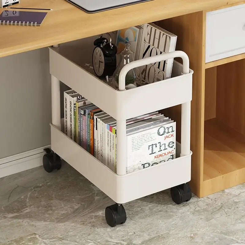 BookRacer – Mobil bokvogn med 2 hyller