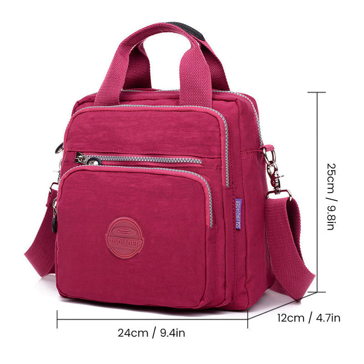 Vanntett Multifunksjonell Crossbody Veske Allsidig Eleganse for Hverdagsbruk