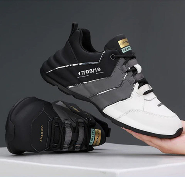 Sporty Menns Sneakers med Pustende Komfort