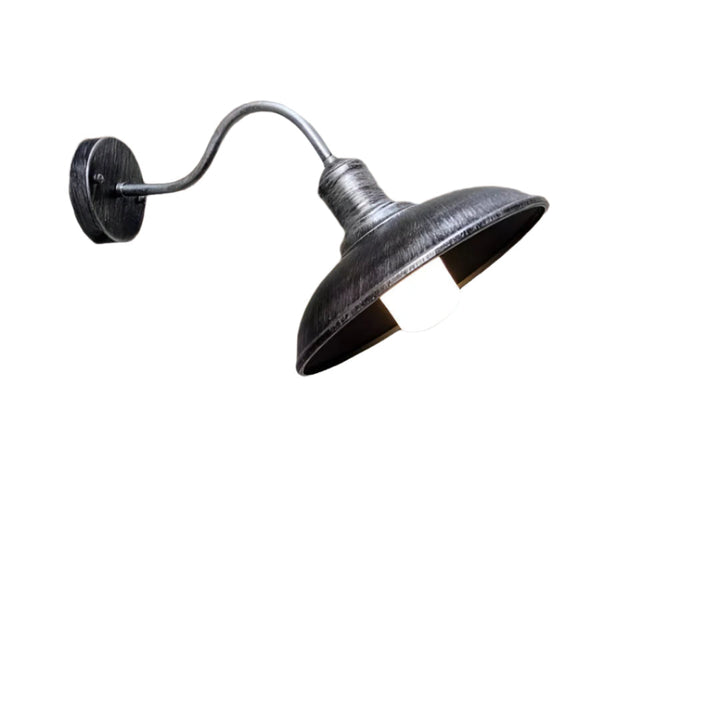 Vintage Industriell Utendørs Vegglampe i Jern LED 1 Lyskilde