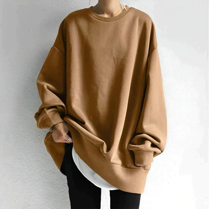 Oversized Genser – Avslappet Strikket Stil