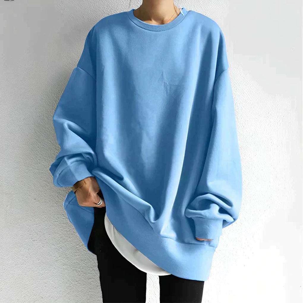 Oversized Genser – Avslappet Strikket Stil