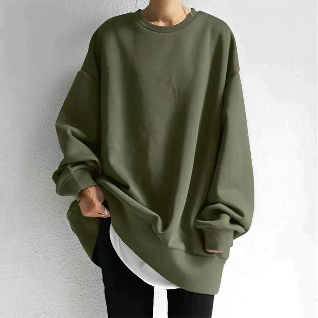 Oversized Genser – Avslappet Strikket Stil