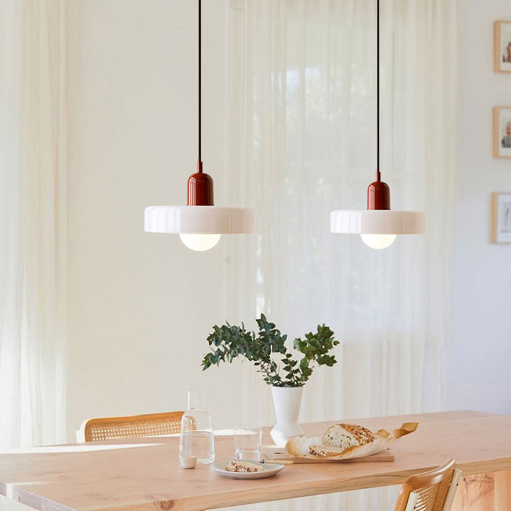 Fargerik takpendel i Bauhaus-stil - StiloGlas