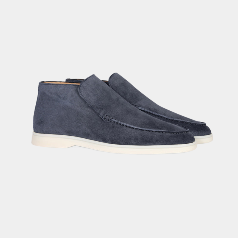 Elegant Kalv Suede Menns Loafer Understated Sofistikasjon for Hver Anledning