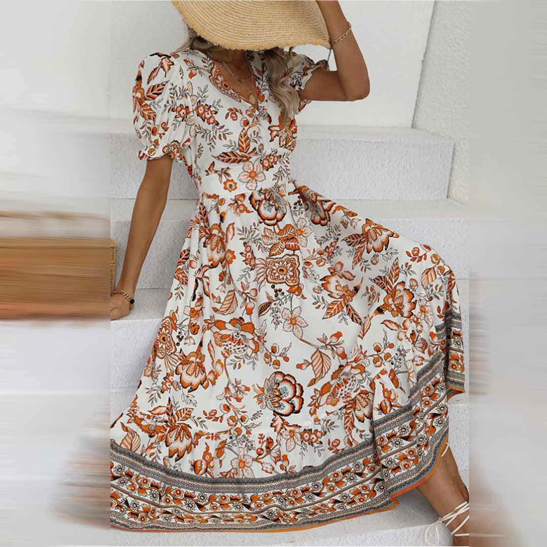 Elegant Blomsterkjole