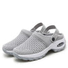 Støttende mesh-tresko for damer | Luftputedemping | Sklisikre slip-on-sko