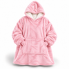Ultramyk oversized sherpa-hettegenser-teppe (med lomme)