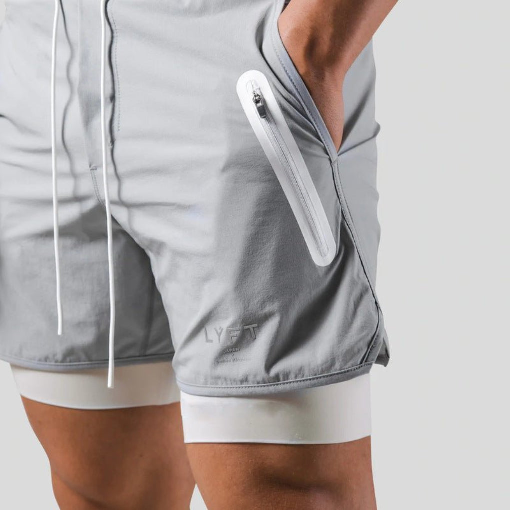 2-i-1 Sport- og Treningsshorts Herrer