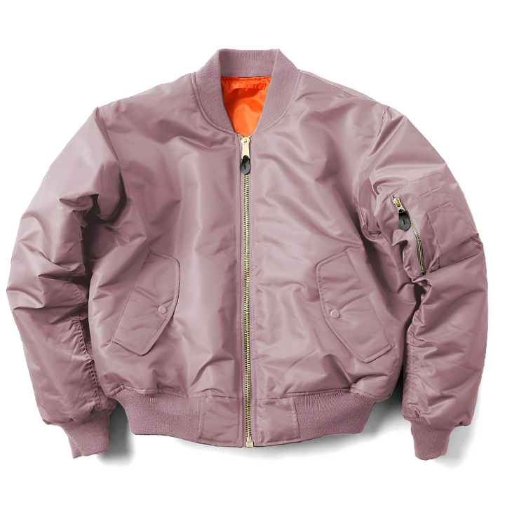 Kvinnes Unisex Klassisk Bomberjakke