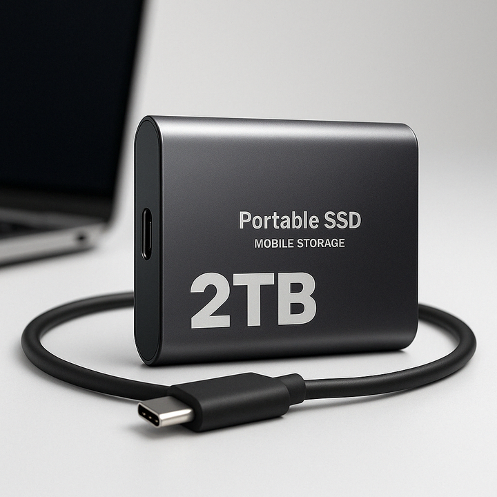 Ekstern SSD 2TB med USB-C