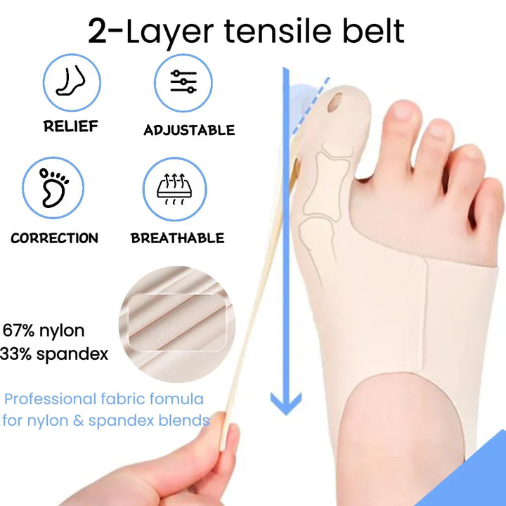 1+1 GRATIS | Hallux Valgus™ | Din komfortable løsning for smertefrie føtter!