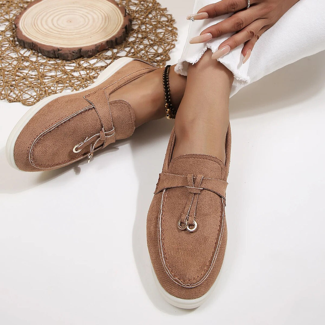 Komfortable Slip-On Loafers for Kvinner