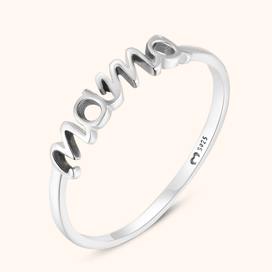 Tyylikäs Mama-sormus - Emma