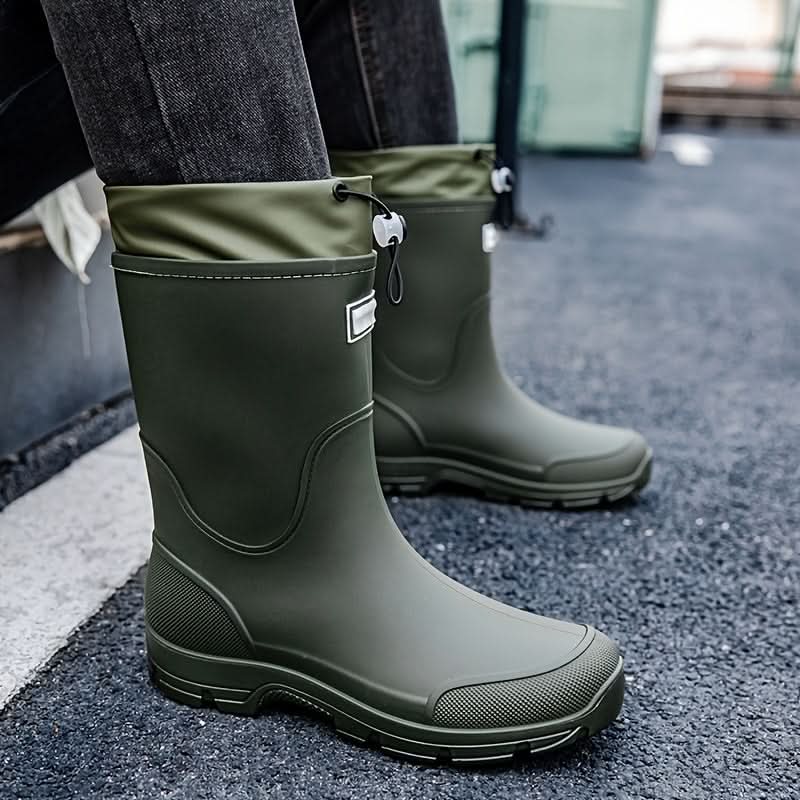 Vanntette regnstøvler med sklisikker såle – mid-calf