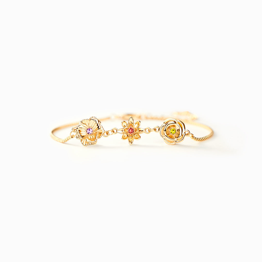 Fødselsblomst-armbånd – én blomst per barn