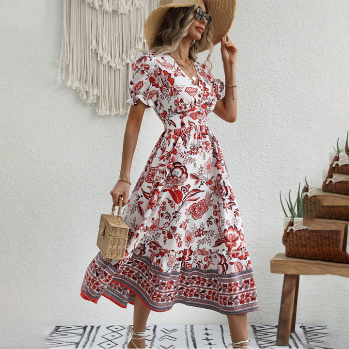 Elegant Blomsterkjole